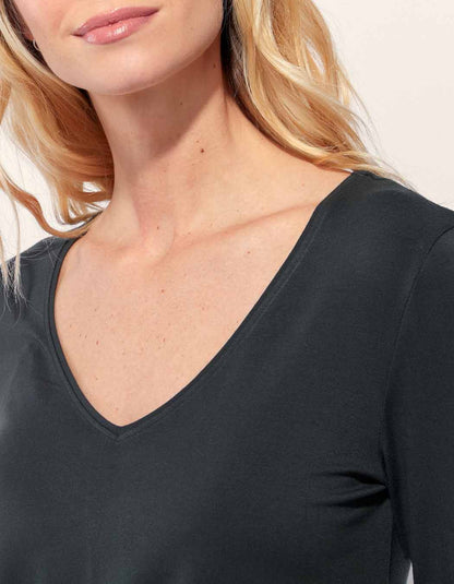 T-shirt fluide col v JAIPUR