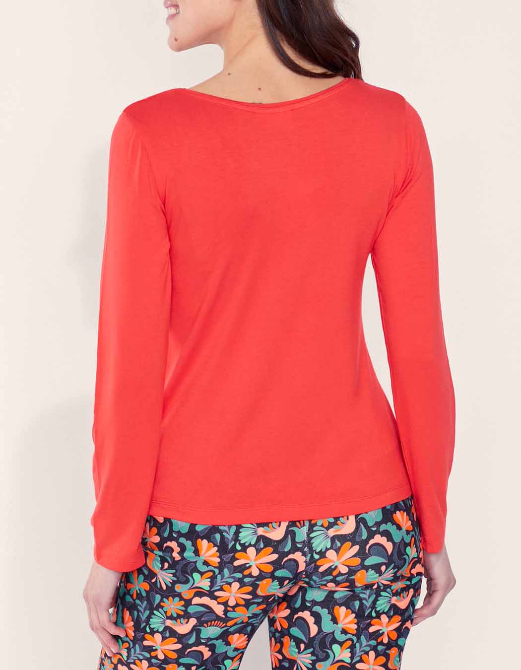 T-shirt fluide col v JAIPUR