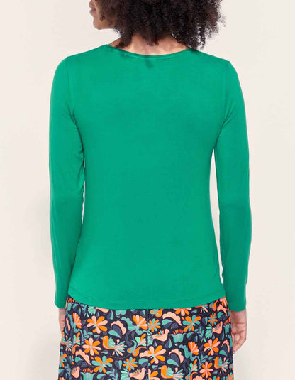 T-shirt fluide col v JAIPUR
