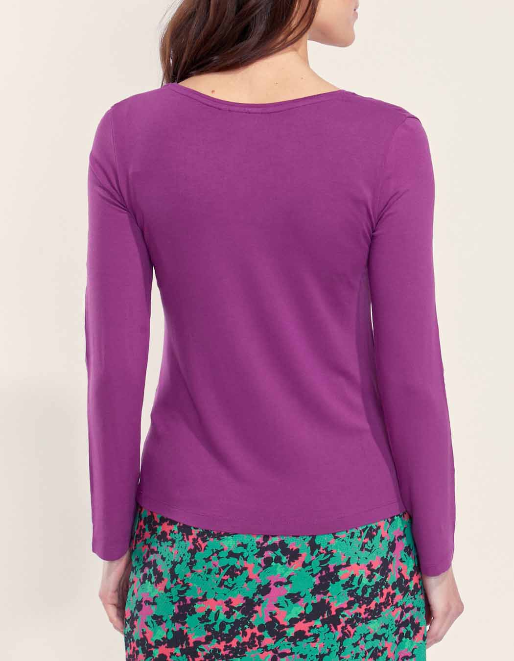T-shirt fluide col v JAIPUR