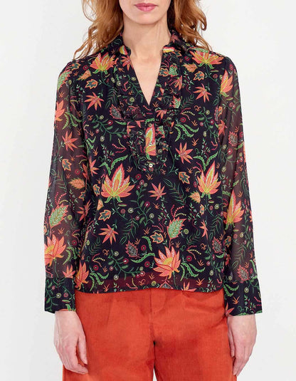 Blouse fluide imprimée KATI