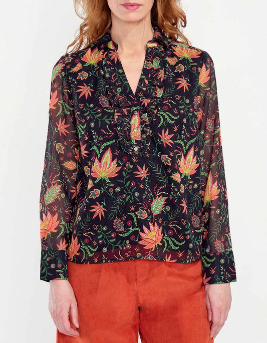 Blouse fluide imprimée KATI