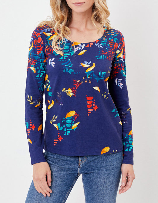 T-shirt coton bio imprimé KANPUR