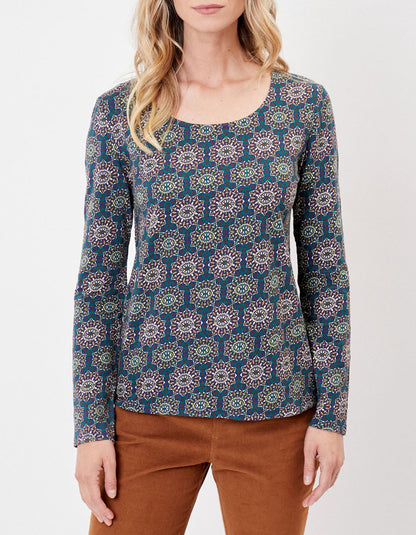 T-shirt coton bio imprimé KANPUR