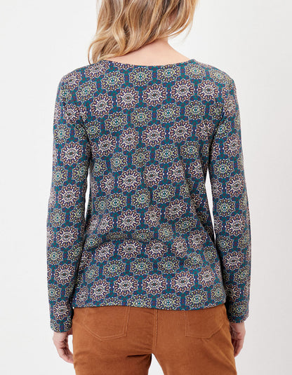 T-shirt coton bio imprimé KANPUR