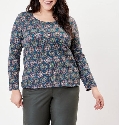 T-shirt coton bio imprimé KANPUR