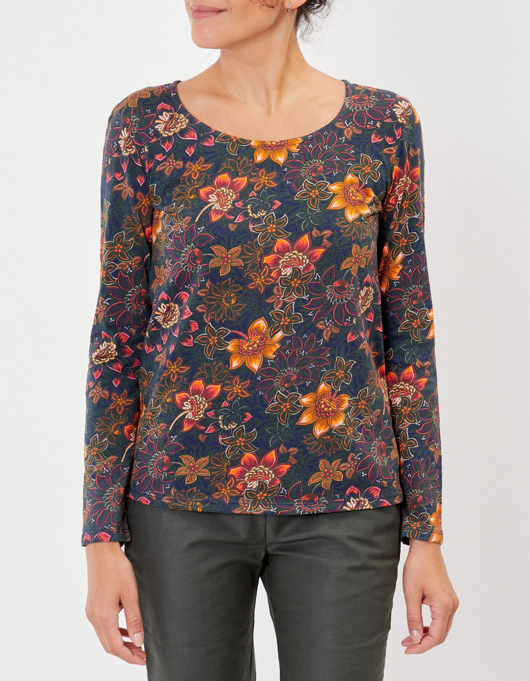 T-shirt coton bio imprimé KANPUR