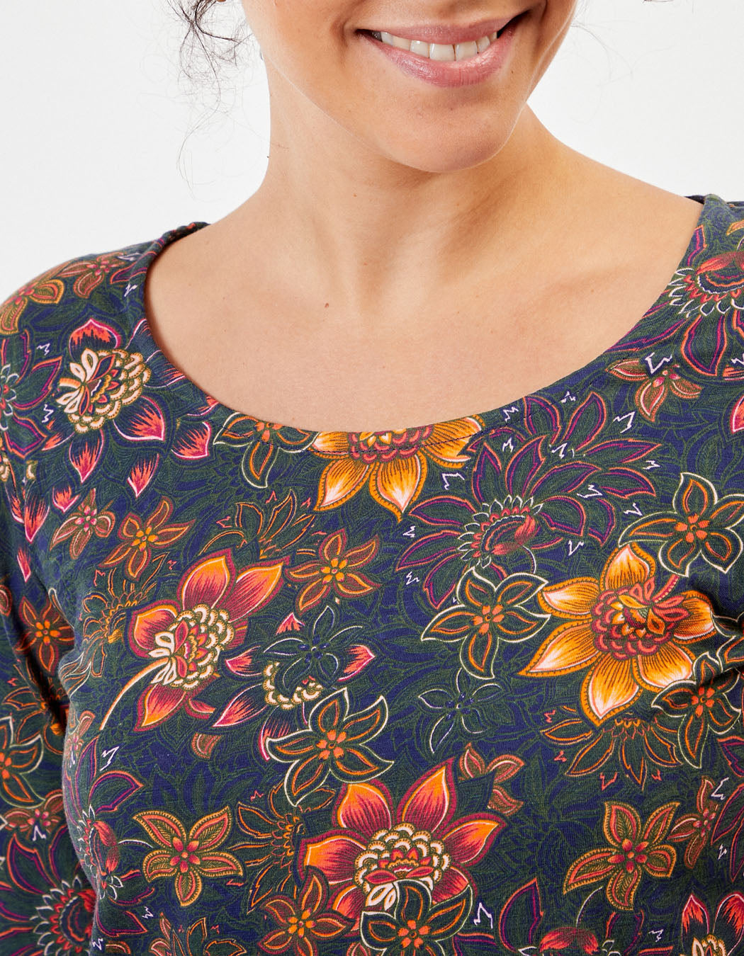 T-shirt coton bio imprimé KANPUR