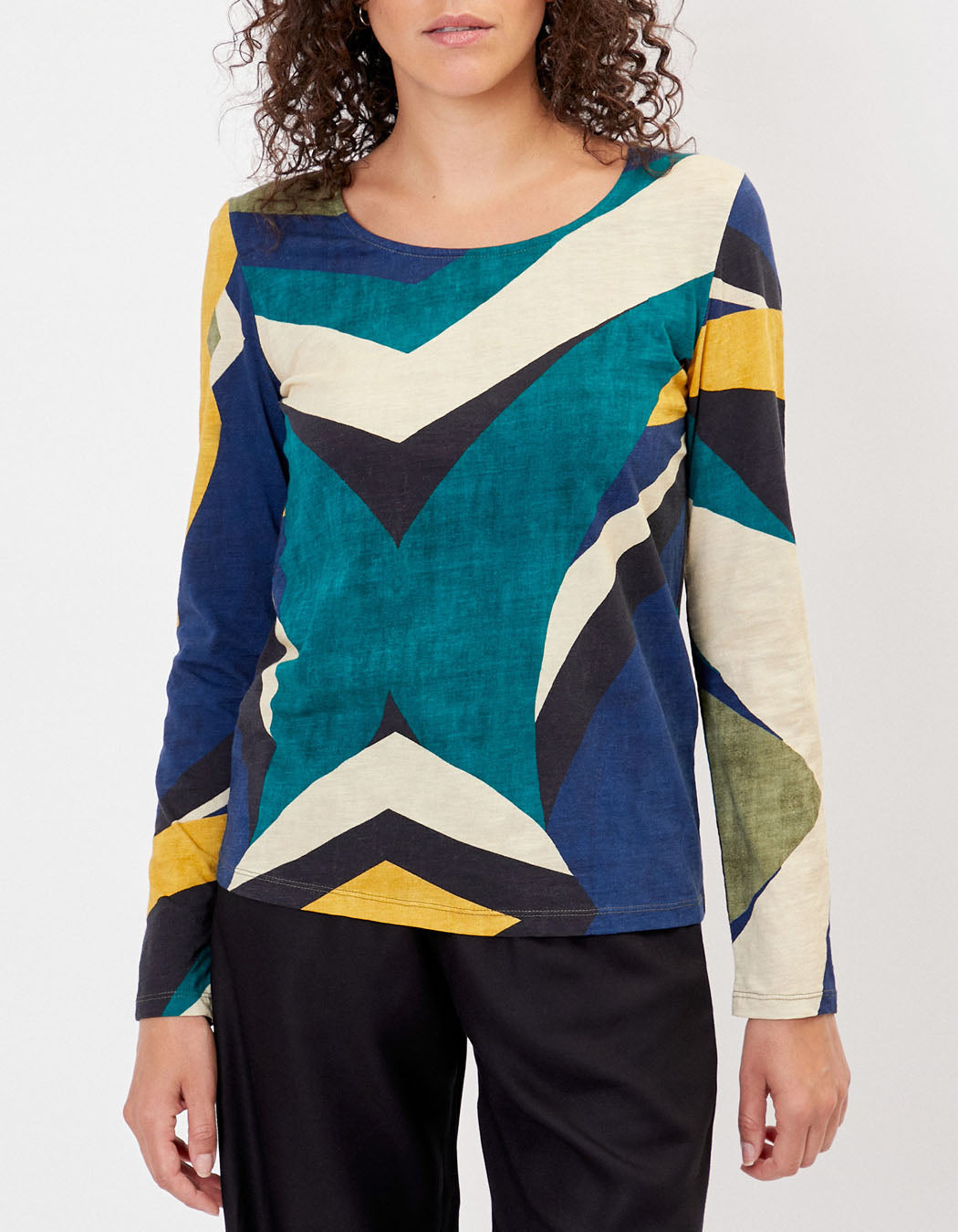 T-shirt coton bio imprimé KANPUR