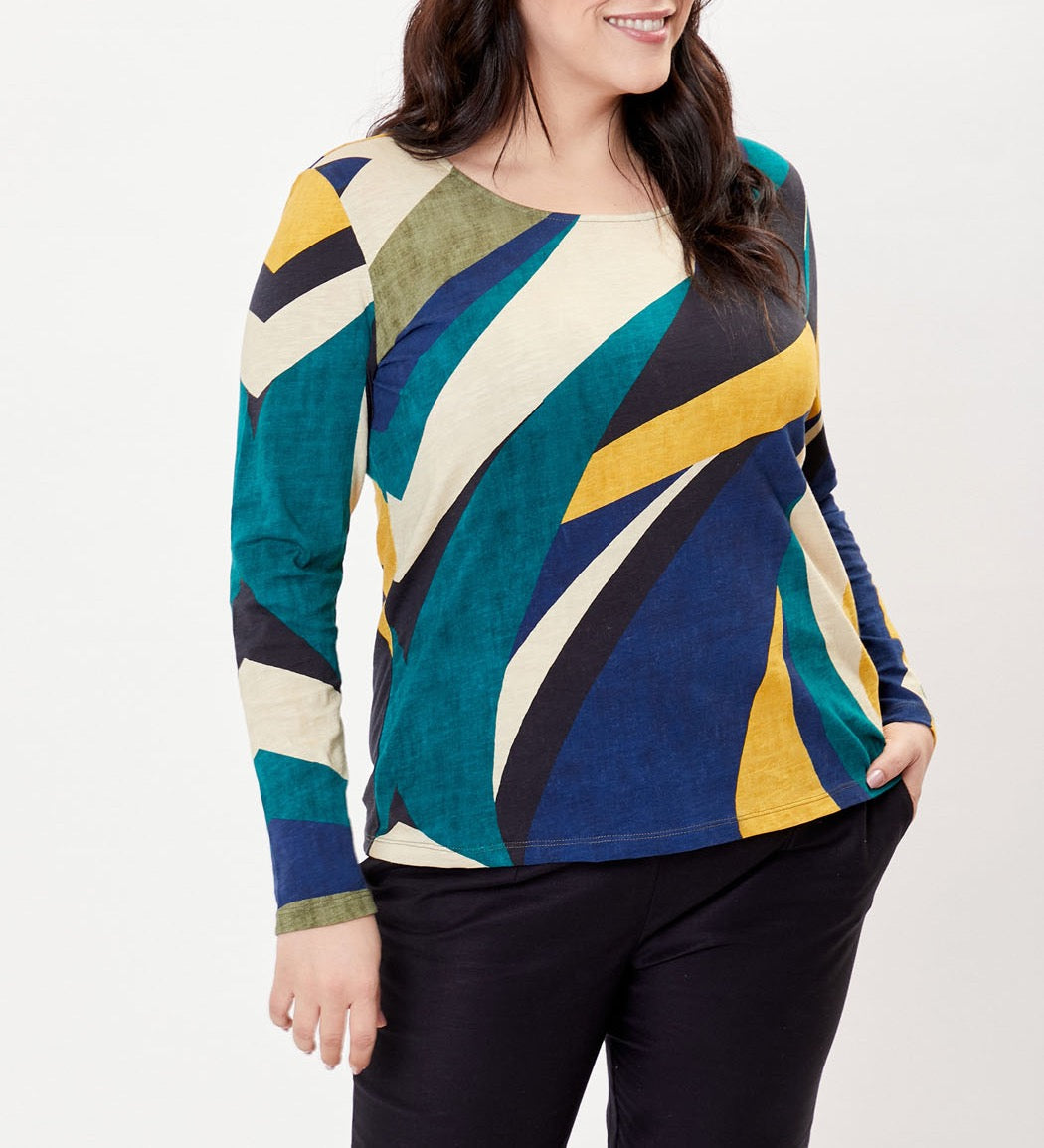 T-shirt coton bio imprimé KANPUR
