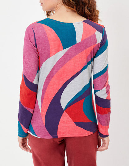 T-shirt coton bio imprimé KANPUR