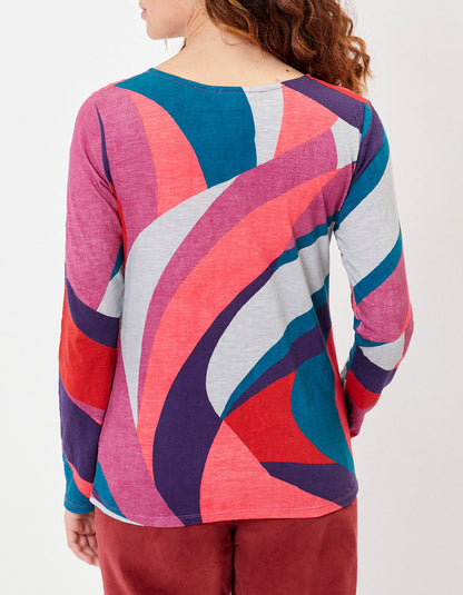 T-shirt coton bio imprimé KANPUR