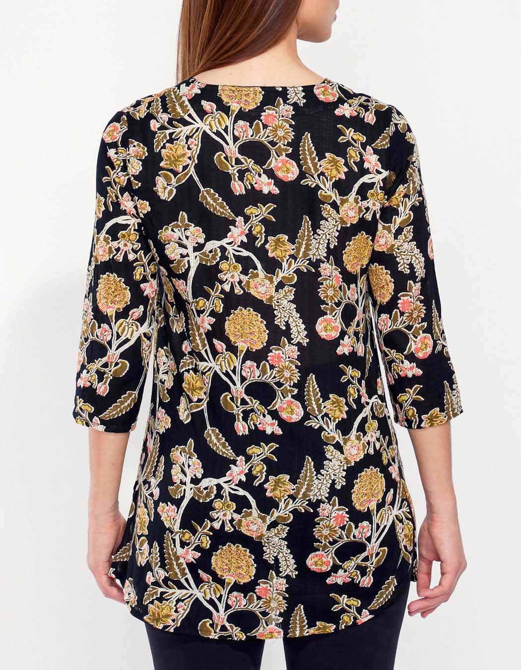 Tunique femme coton bio imprimée LAURIE