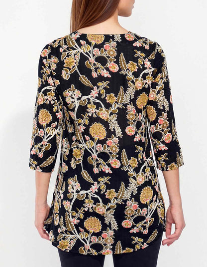 Tunique femme coton bio imprimée LAURIE