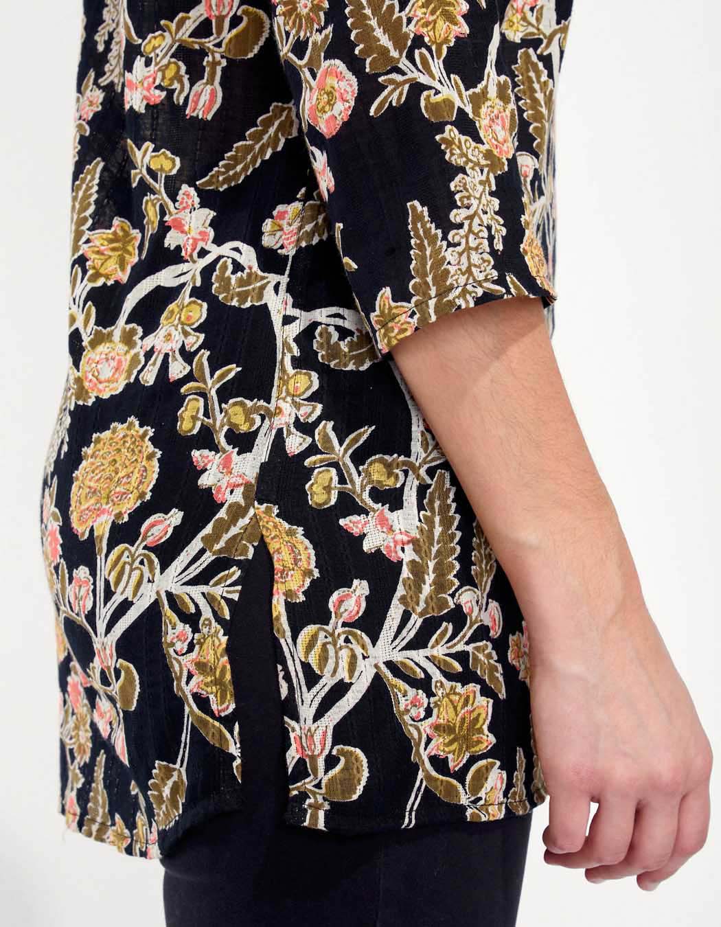 Tunique femme coton bio imprimée LAURIE