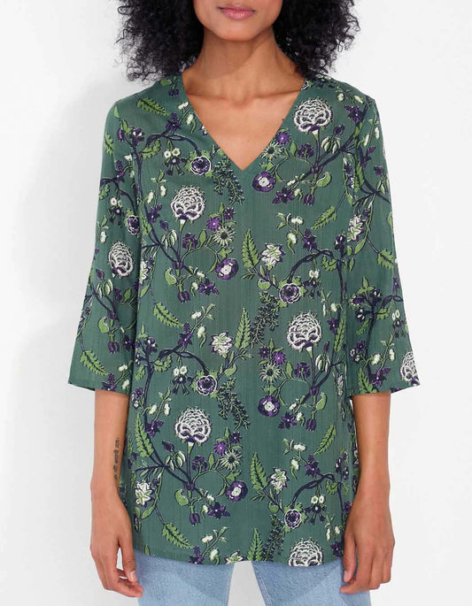 Tunique femme coton bio imprimée LAURIE