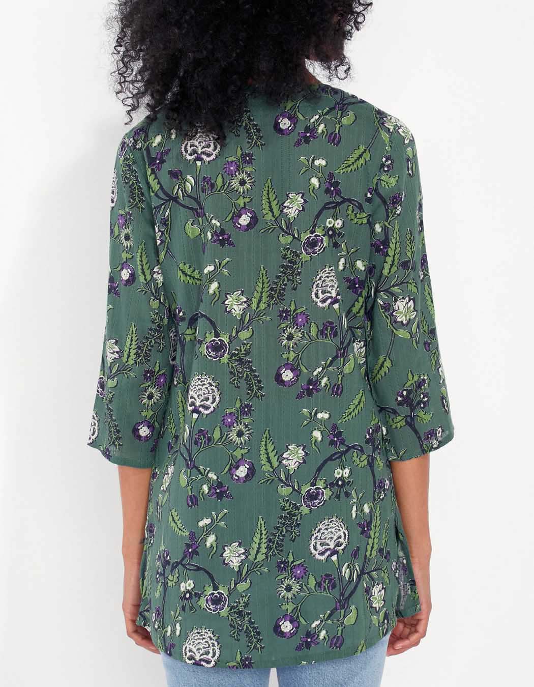 Tunique femme coton bio imprimée LAURIE