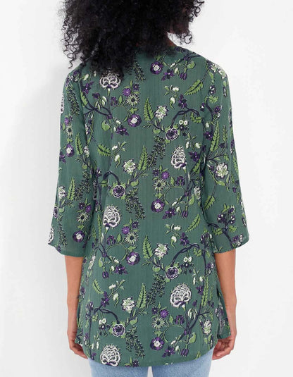 Tunique femme coton bio imprimée LAURIE
