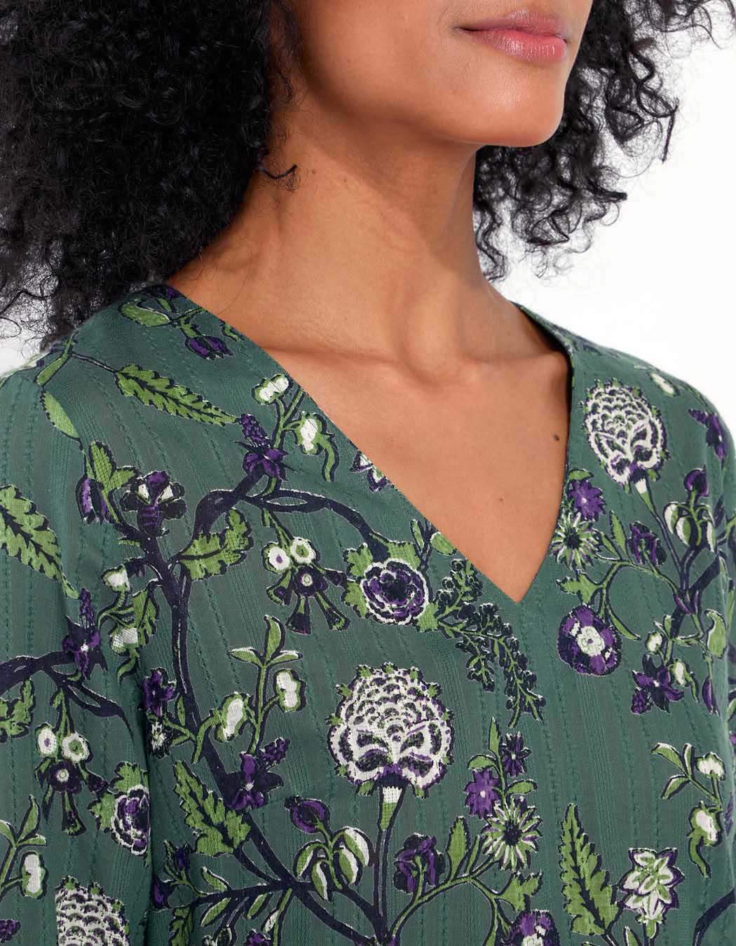 Tunique femme coton bio imprimée LAURIE