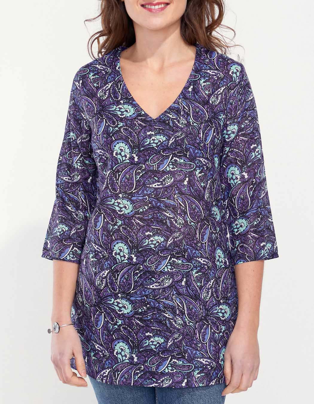 Tunique femme coton bio imprimée LAURIE