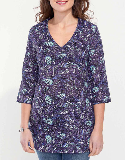 Tunique femme coton bio imprimée LAURIE