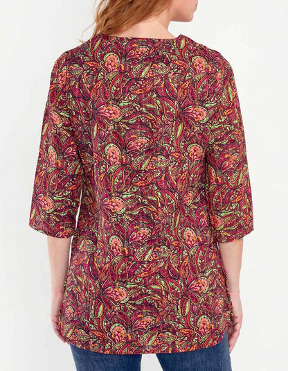 Tunique femme coton bio imprimée LAURIE