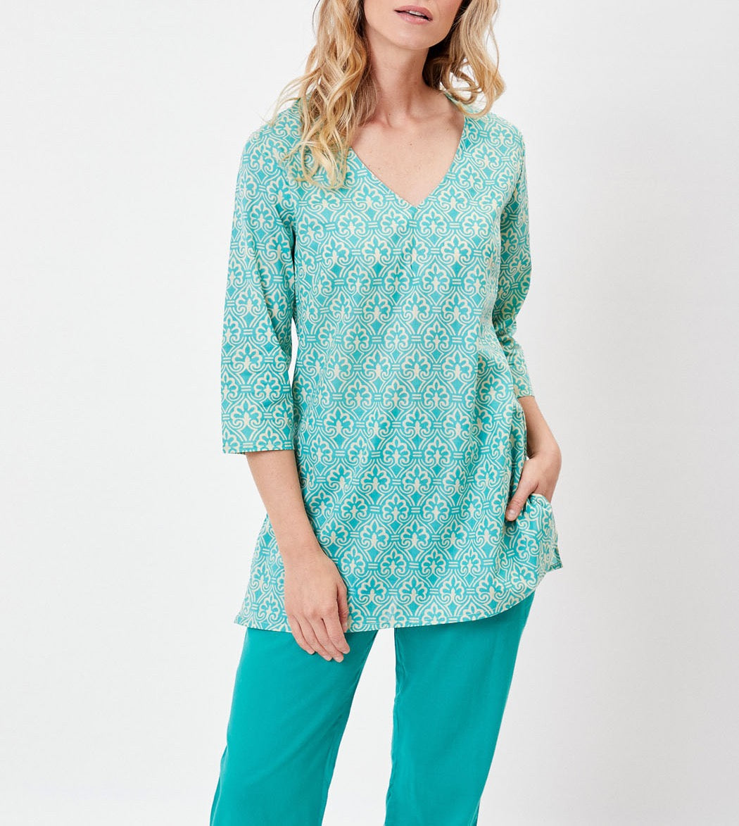 Tunique voile de coton bio LAURIE
