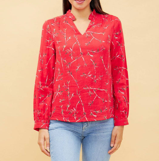 Top gaze de coton bio Namcha
