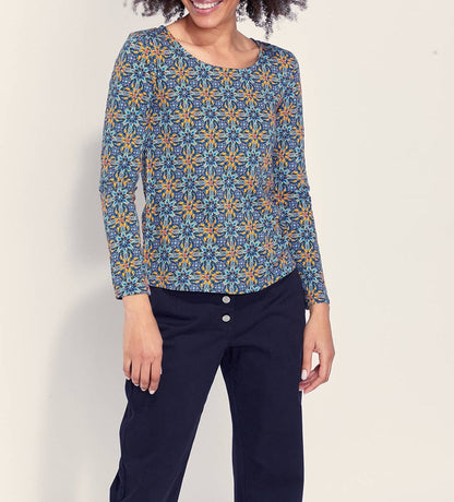 T-shirt coton bio imprimé KANPUR