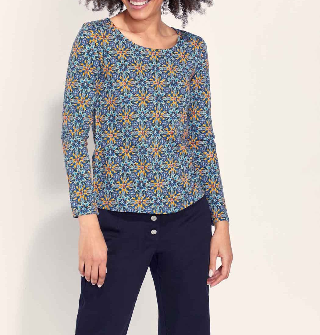 T-shirt coton bio imprimé KANPUR
