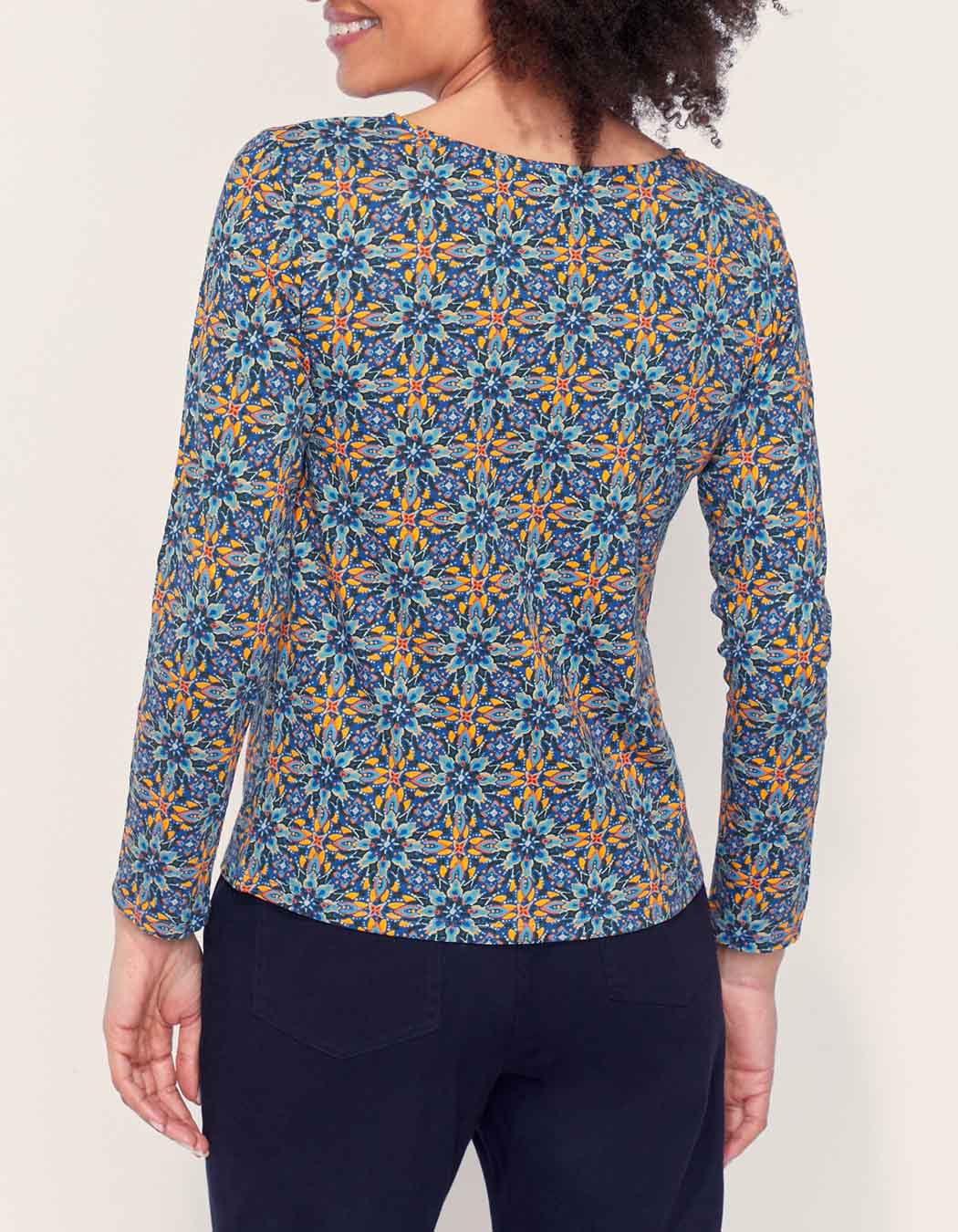 T-shirt coton bio imprimé KANPUR