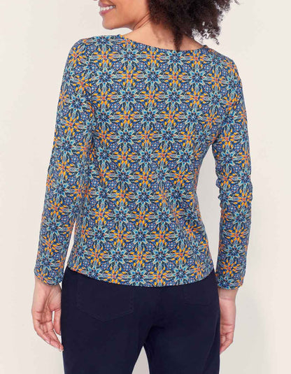 T-shirt coton bio imprimé KANPUR