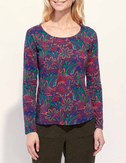 T-shirt coton bio imprimé KANPUR
