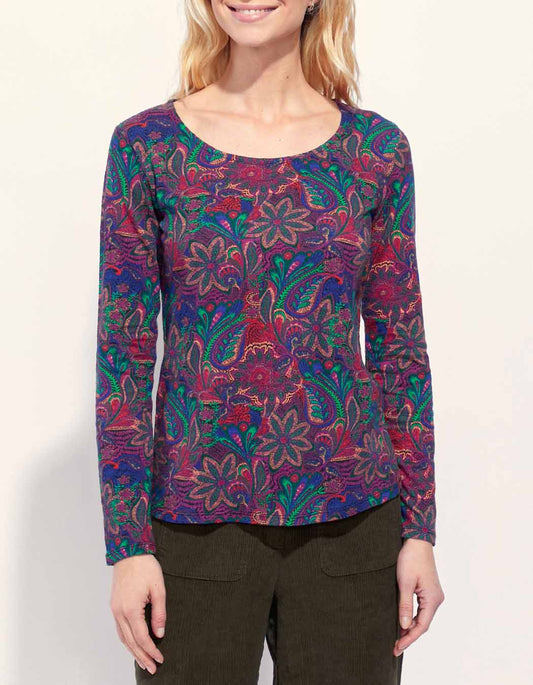 T-shirt coton bio imprimé KANPUR