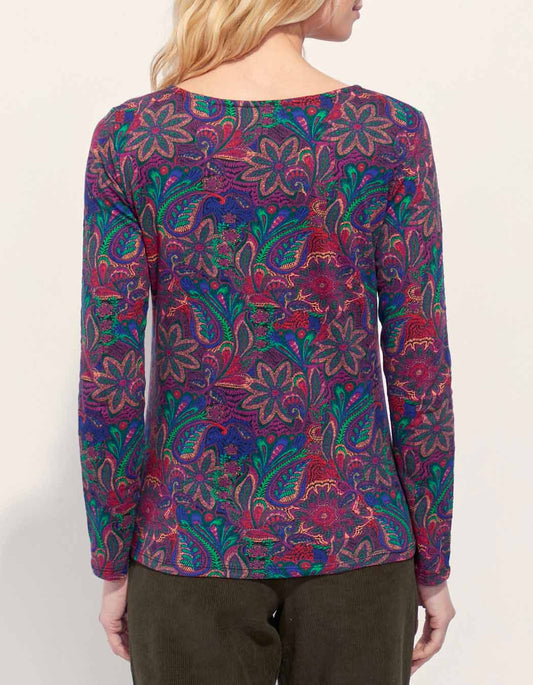 T-shirt coton bio imprimé KANPUR