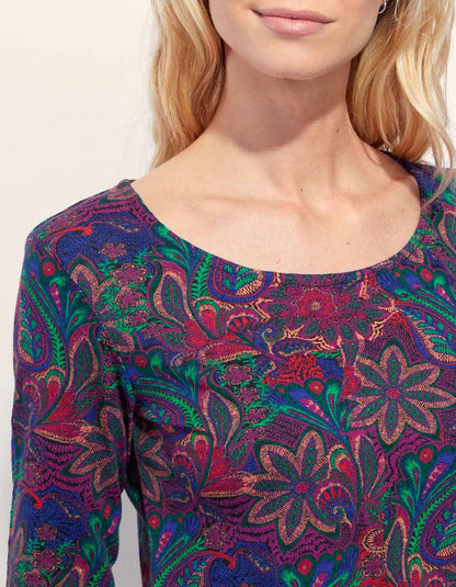 T-shirt coton bio imprimé KANPUR