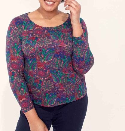 T-shirt coton bio imprimé KANPUR