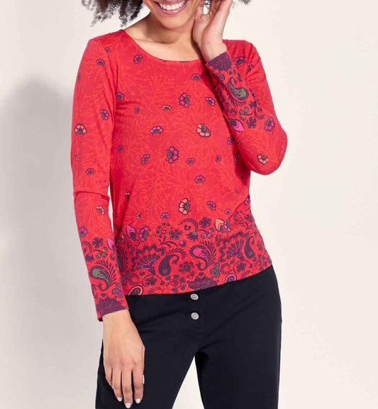 T-shirt coton bio imprimé KANPUR