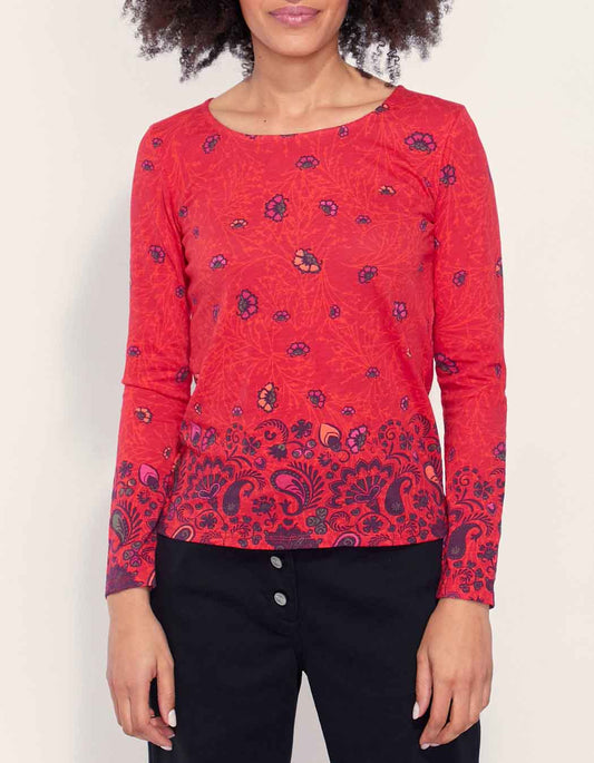 T-shirt coton bio imprimé KANPUR