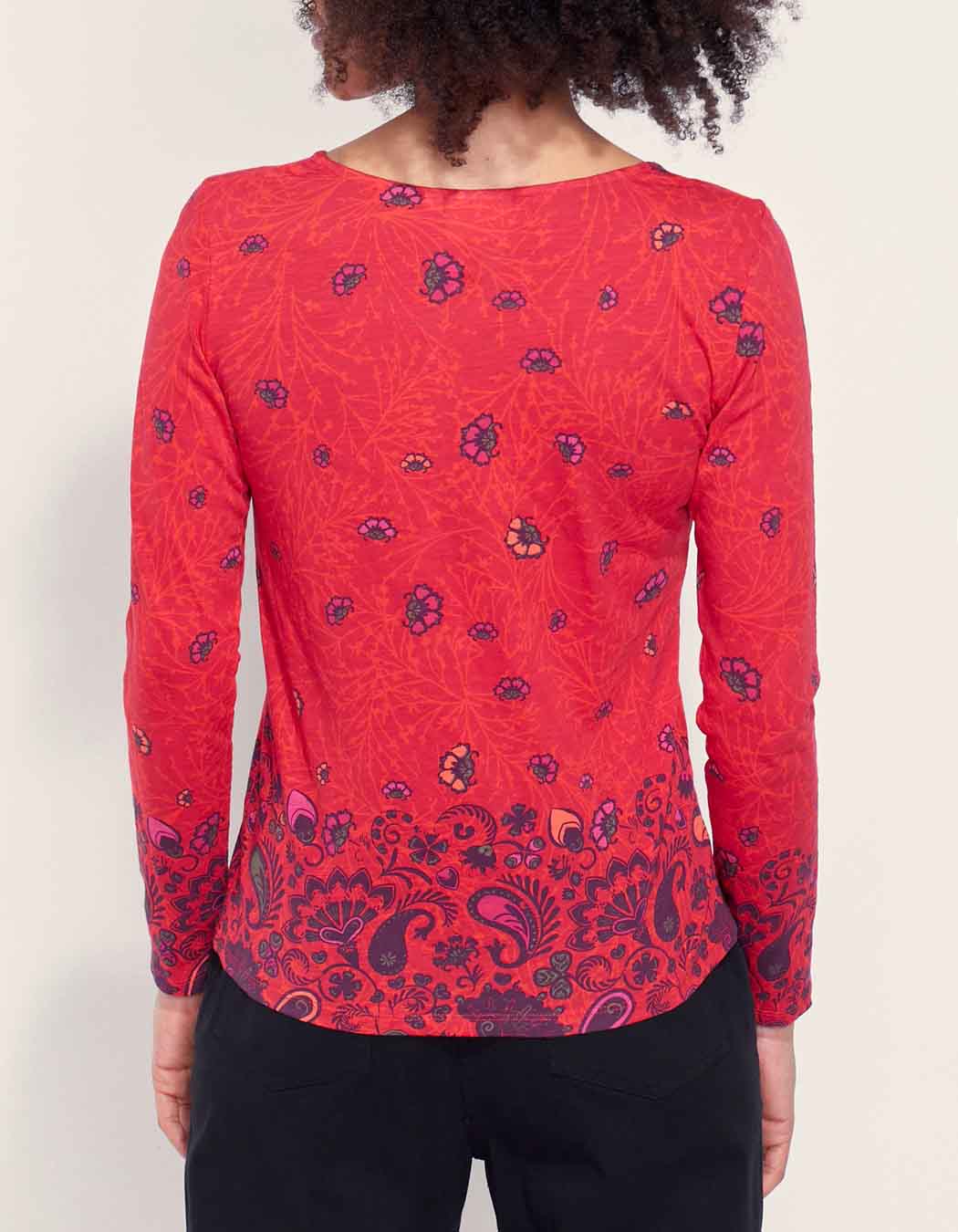 T-shirt coton bio imprimé KANPUR