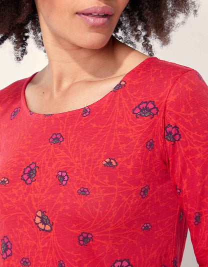 T-shirt coton bio imprimé KANPUR