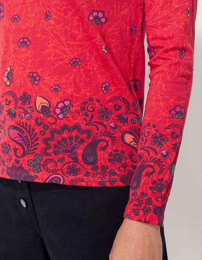 T-shirt coton bio imprimé KANPUR
