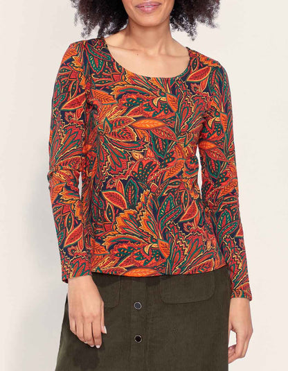 T-shirt coton bio imprimé KANPUR