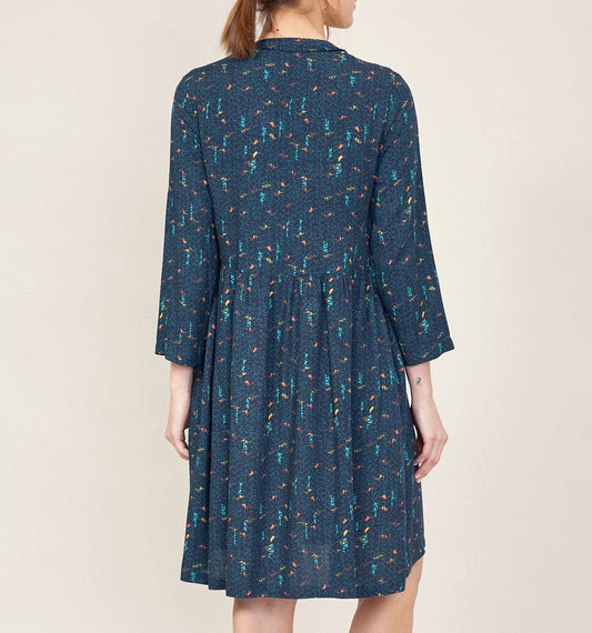 Robe imprimée fluide et ample TANUKI