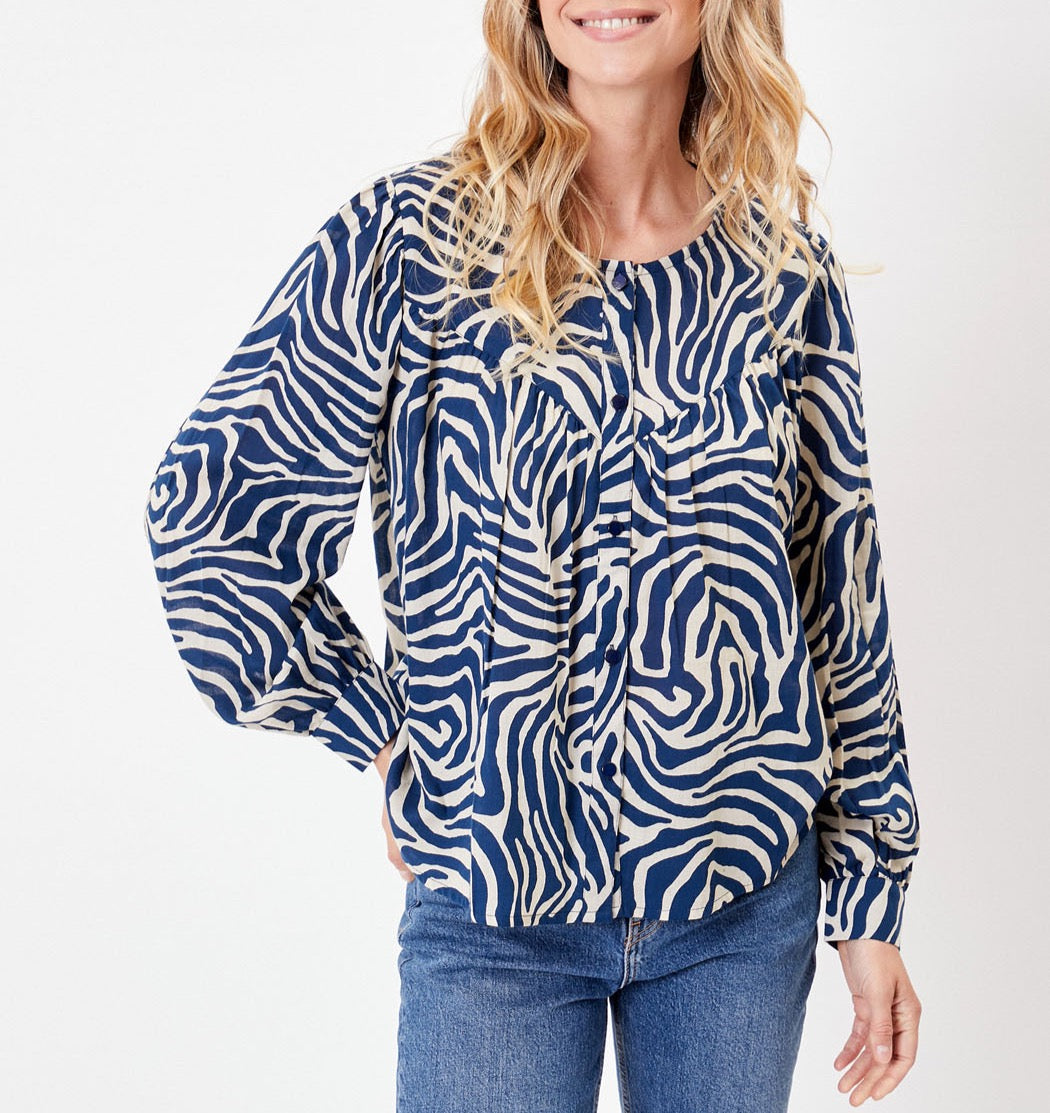 Blouse ample coton bio SVANA PRINT