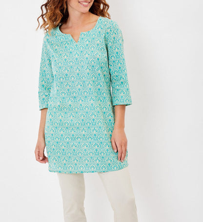 Tunique longue voile de coton bio LARA