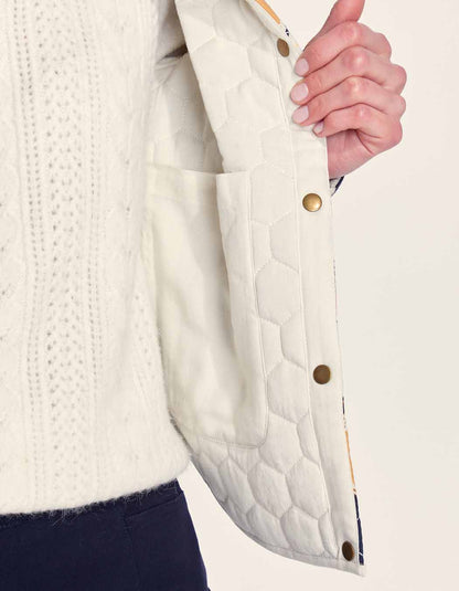 Veste teddy imprimée matelassée réversible VEGALA