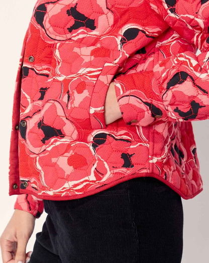 Veste teddy imprimée matelassée réversible VEGALA