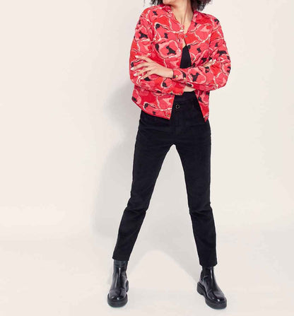 Veste teddy imprimée matelassée réversible VEGALA