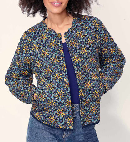 Veste teddy imprimée matelassée réversible VEGALA